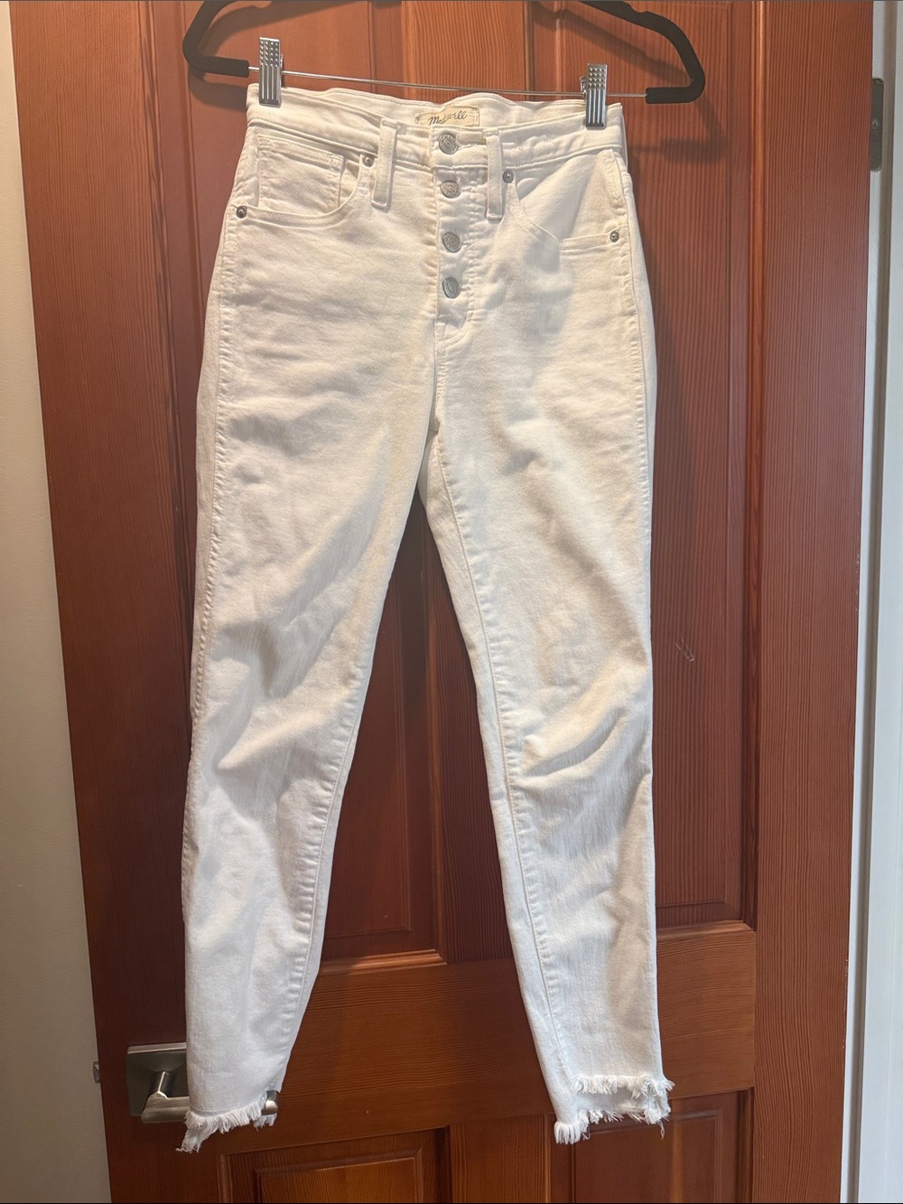Madewell High-Waist White Button-Fly Women’s Jeans size 25